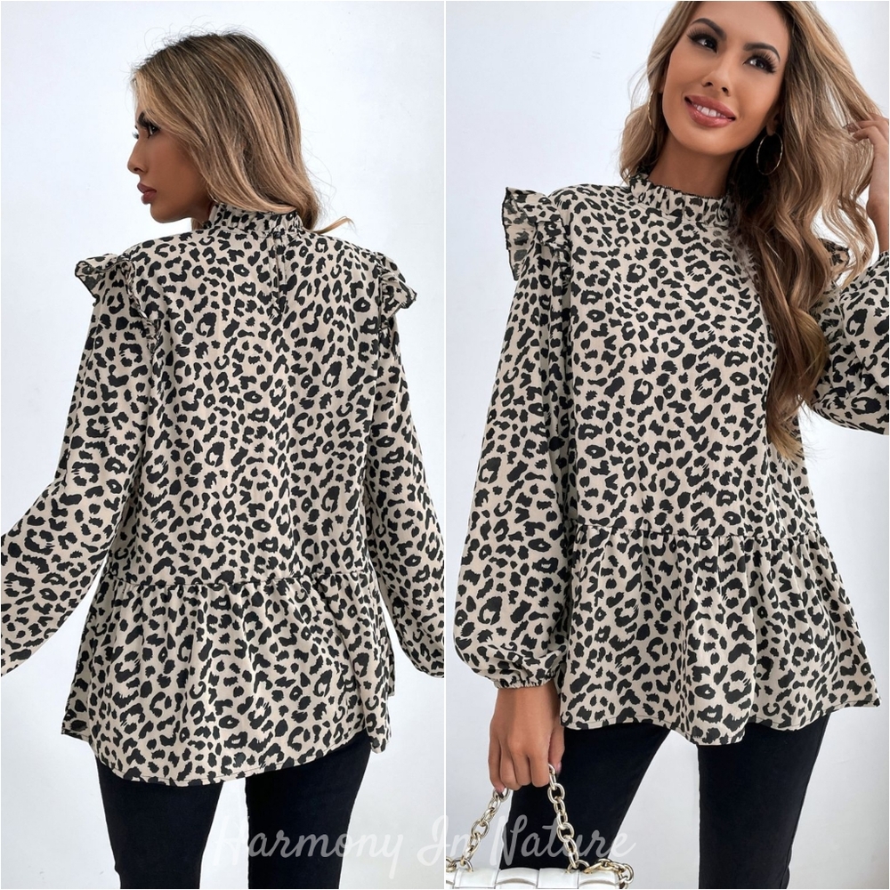 Spot On Ruffled Blouse - Picture 2 of 10